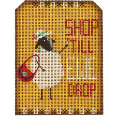 Rebecca Wood Designs Shop Till Ewe Drop Needlepoint Canvas