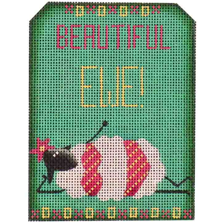 Rebecca Wood Designs Beautiful Ewe Needlepoint Canvas