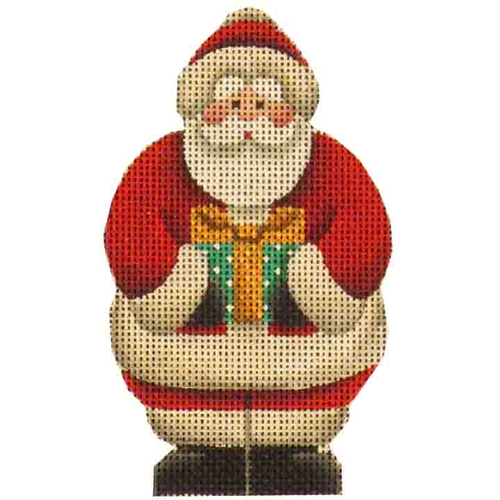 Rebecca Wood Designs Red Santa Needlepoint Canvas