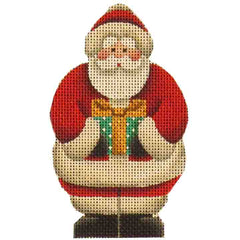 Rebecca Wood Designs Red Santa Needlepoint Canvas