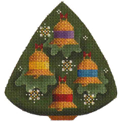Rebecca Wood Designs Bell Tree Needlepoint Canvas