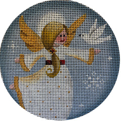 Rebecca Wood Designs Golden Angel Needlepoint Canvas