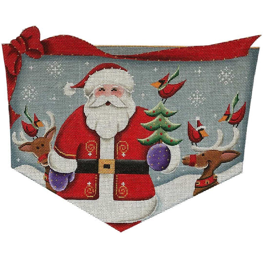 Rebecca Wood Designs Cardinal Christmas Needlepoint Canvas - 18M