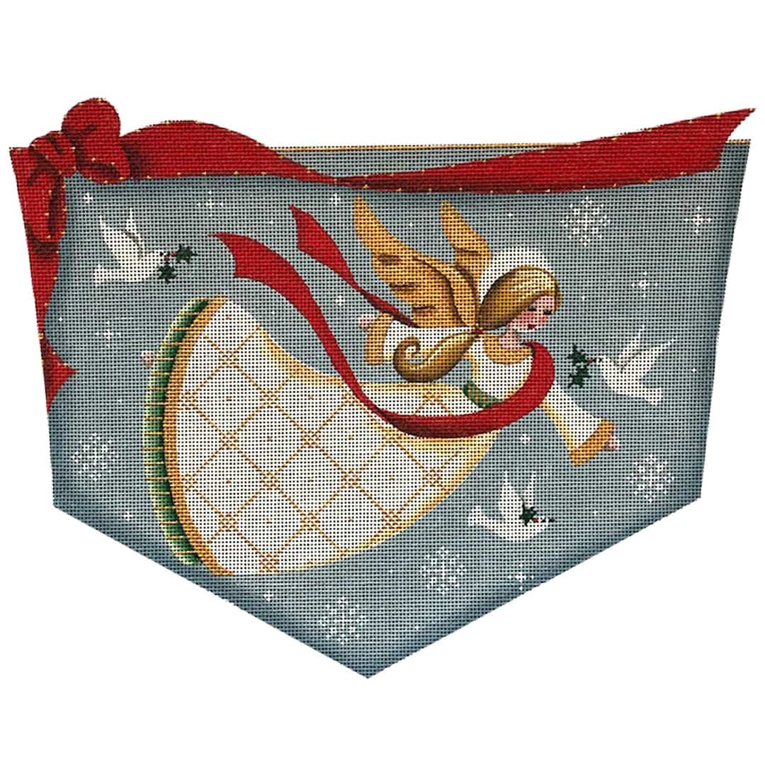 Rebecca Wood Designs Doves and Angel Needlepoint Canvas - 13M