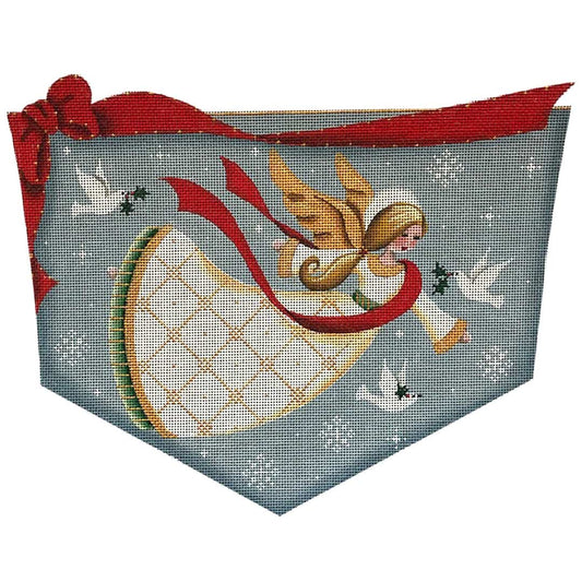 Rebecca Wood Designs Doves and Angel Needlepoint Canvas - 13M