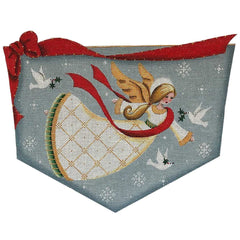 Rebecca Wood Designs Doves and Angel Needlepoint Canvas - 13M