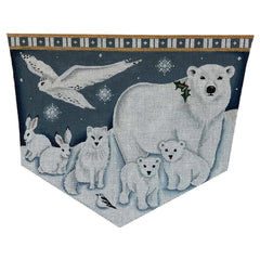 Rebecca Wood Designs Arctic Animala Needlepoint Canvas - 13M