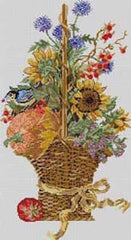 The Meredith Collection Treglown Designs Autumn Basket Needlepoint Canvas