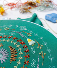 Cozyblue Handmade Greenery Embroidery Kit