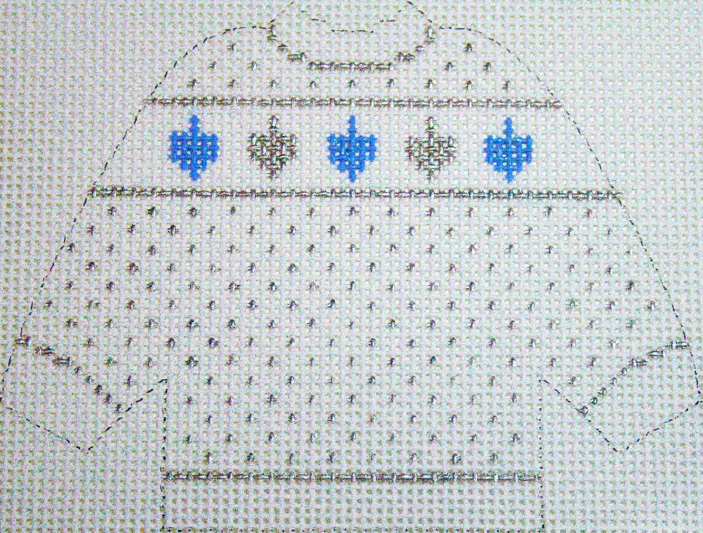 KCN Designers Dreidels Pullover Needlepoint Canvas