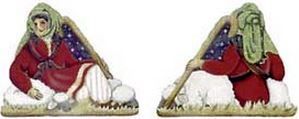 Melissa Shirley Designs The Nativity - Shepherdess Needlepoint Canvas