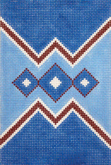 Lee's Needle Arts Blue Abstract Needlepoint Canvas