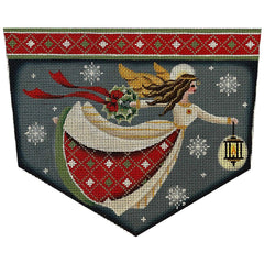Rebecca Wood Designs Christmas Angel Needlepoint Canvas - 18M