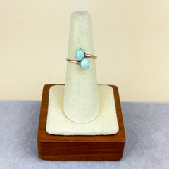 Antique Victorian 10k Gold and Opal Bypass Ring