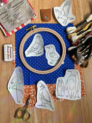 M Creative J Odd Birds Embroidery Patterns Stick and Stitch Animal Designs