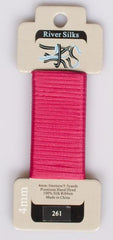 River Silks Ribbon 4mm - 261 Raspberry Sorbet