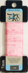 River Silks Ribbon 7mm - 106 Overdyed Orchid Pink