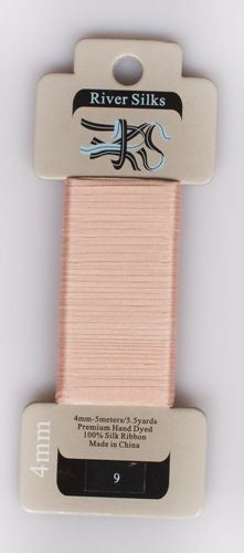 River Silks Ribbon 4mm - 009 Tropical Peach