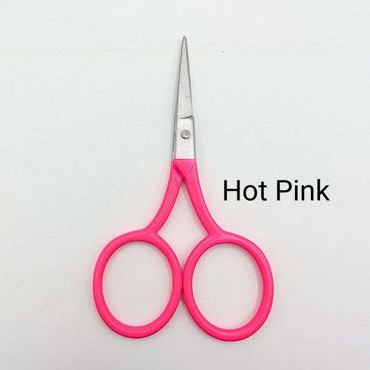 SChandworks Modern Small Sharp Scissors - Hot Pink