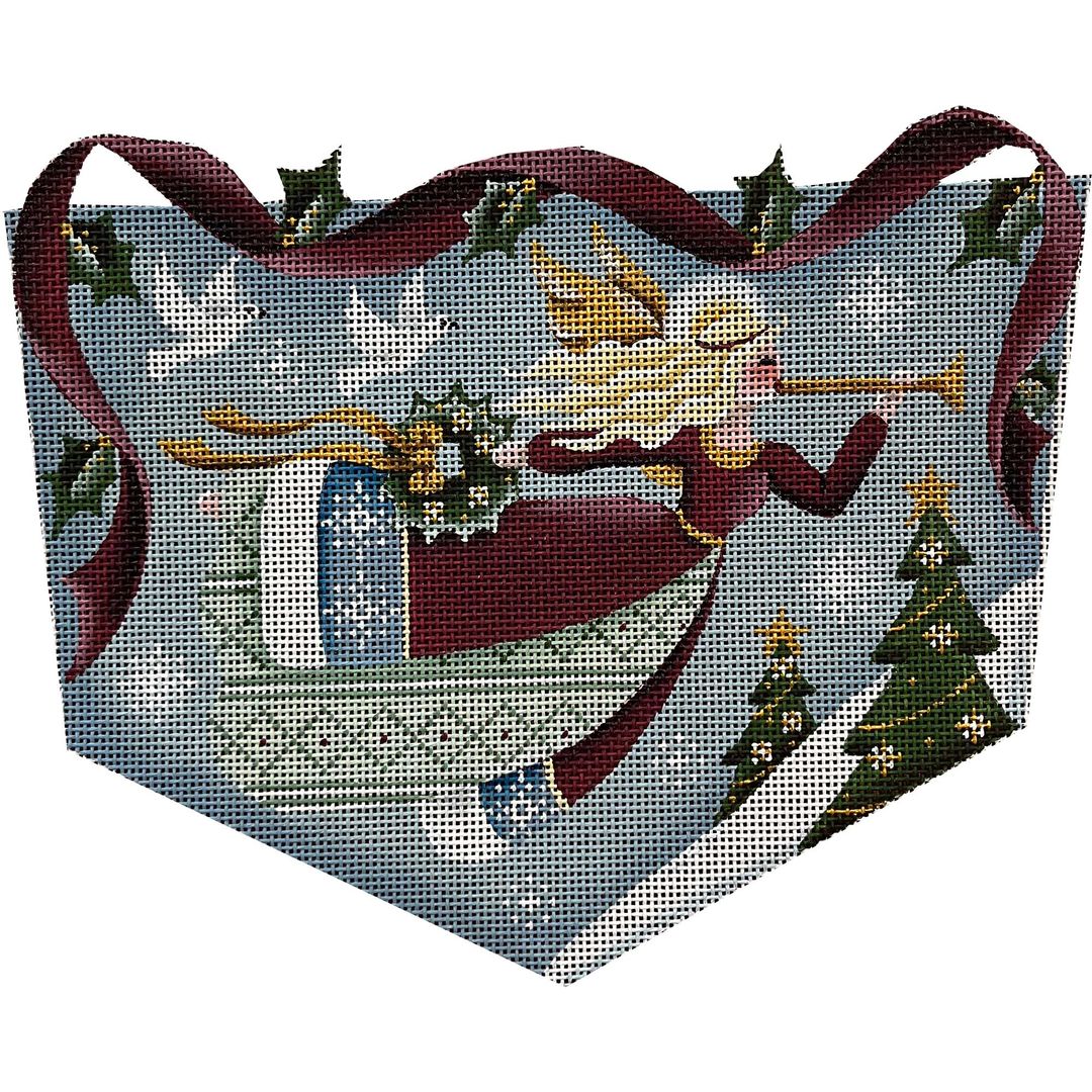 Rebecca Wood Designs Bright Sky Angel Needlepoint Canvas - 18M