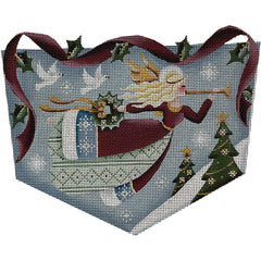 Rebecca Wood Designs Bright Sky Angel Needlepoint Canvas - 18M
