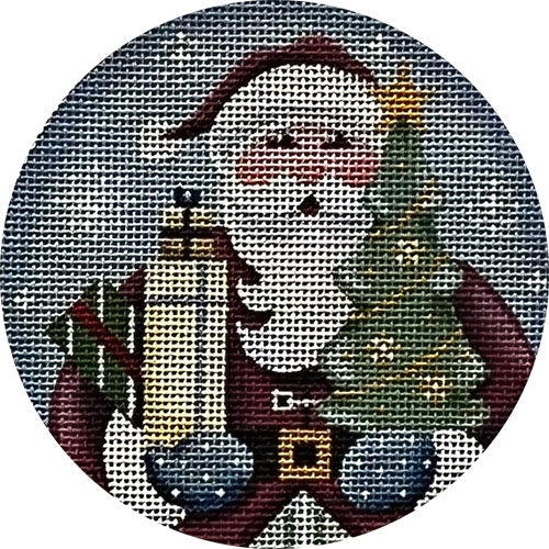 Rebecca Wood Designs Santa Presents Needlepoint Canvas