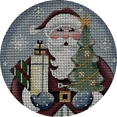 Rebecca Wood Designs Santa Presents Needlepoint Canvas