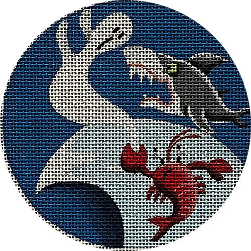 Rebecca Wood Designs Ocean Spook Needlepoint Canvas