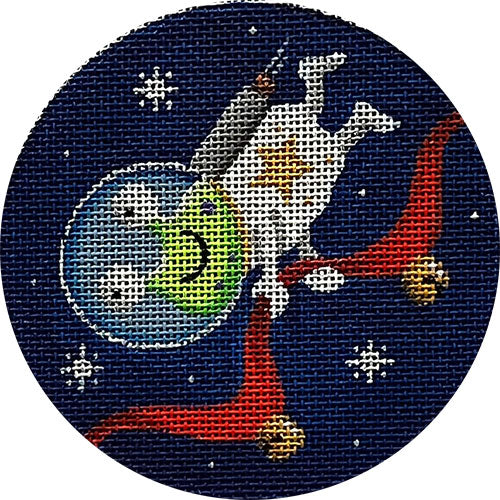 Rebecca Wood Designs Smiley Alien Needlepoint Canvas