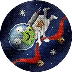 Rebecca Wood Designs Smiley Alien Needlepoint Canvas