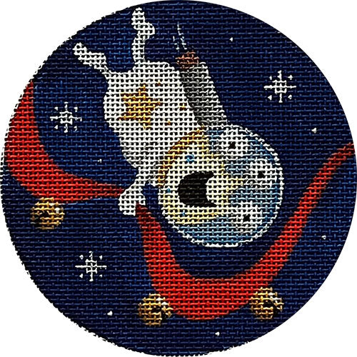 Rebecca Wood Designs Three Eyed Alien Needlepoint Canvas