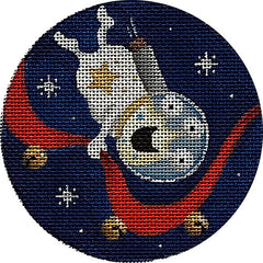 Rebecca Wood Designs Three Eyed Alien Needlepoint Canvas