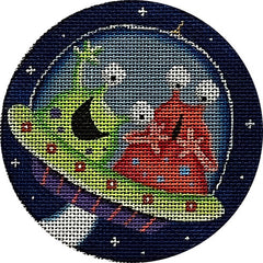 Rebecca Wood Designs Alien Introvert or Extrovert Needlepoint Canvas