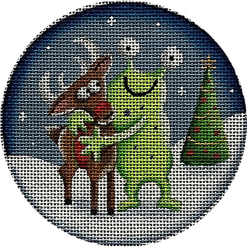 Rebecca Wood Designs Friends Needlepoint Canvas