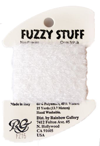 Rainbow Gallery Fuzzy Stuff - 15 White