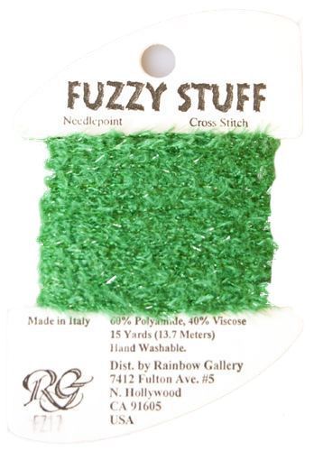 Rainbow Gallery Fuzzy Stuff - 17 Christmas Green