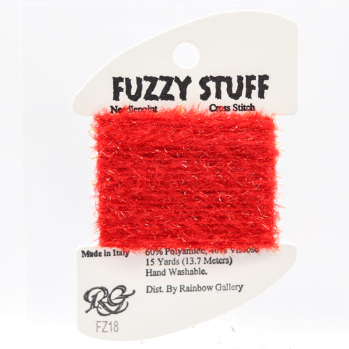 Rainbow Gallery Fuzzy Stuff - 18 Christmas Red