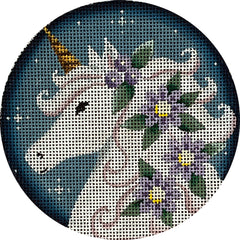 Rebecca Wood Designs Spring Unicorn Needlepoint Canvas