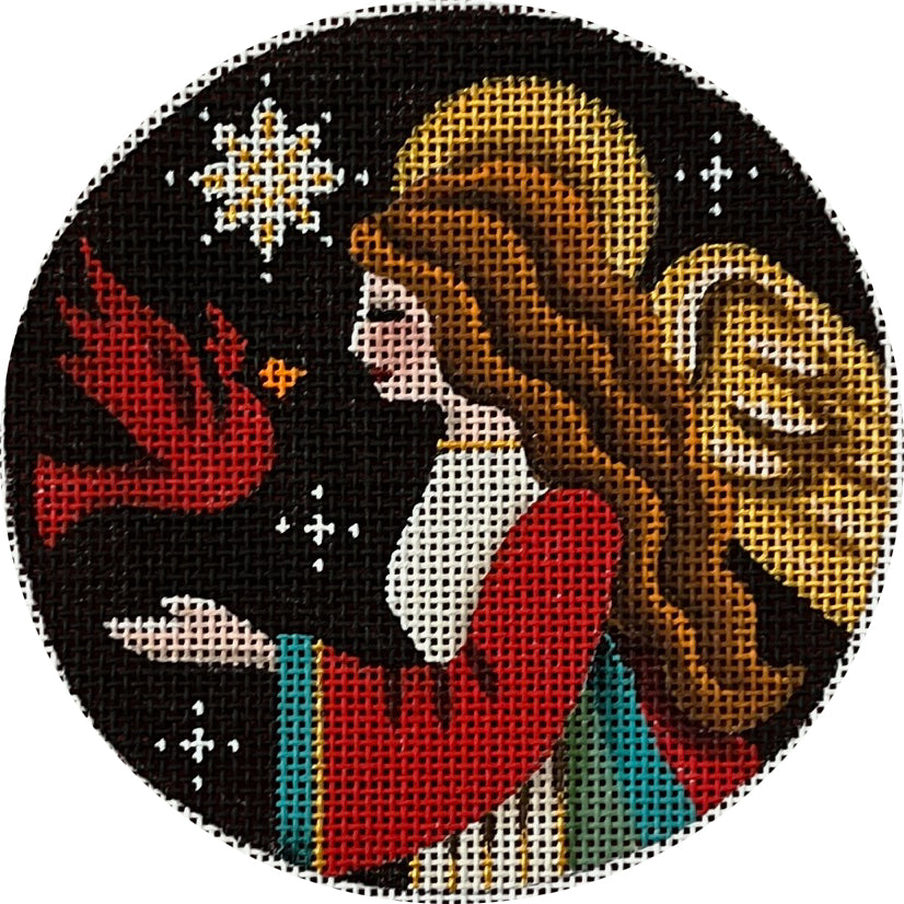 Rebecca Wood Designs Night Angel Needlepoint Canvas