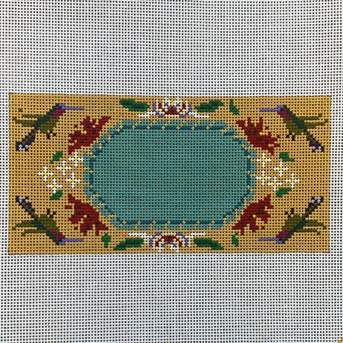 The Gingham Stitchery Amelia Bond Designs Hummingbird Insert Needlepoint Canvas