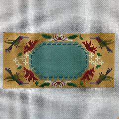The Gingham Stitchery Amelia Bond Designs Hummingbird Insert Needlepoint Canvas