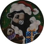 Rebecca Wood Designs Santa Claws 4 rnd 18m Needlepoint Canvas