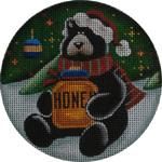 Rebecca Wood Designs Sweet Present 4 rnd 18m Needlepoint Canvas