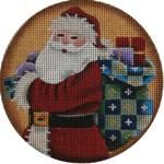 Rebecca Wood Designs Santa Presents 4 rnd 18m Needlepoint Canvas