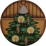 Rebecca Wood Designs Golden tree 4 rnd 18m Needlepoint Canvas