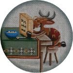 Rebecca Wood Designs Cereal Box 4 rnd 18m Needlepoint Canvas