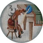 Rebecca Wood Designs Late Night 4 rnd 18m Needlepoint Canvas