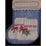 Rebecca Wood Designs Baby booties sock 18m Needlepoint Canvas
