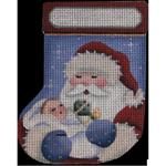 Rebecca Wood Designs Baby's first sock, B 18m Needlepoint Canvas