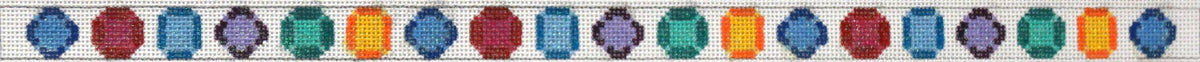 The Meredith Collection Jewels and Gems Collar Needlepoint Canvas